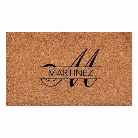 Calloway Mills Personalized Door Mat, Black, Natural, 36 in W x 72 in L 110913672
